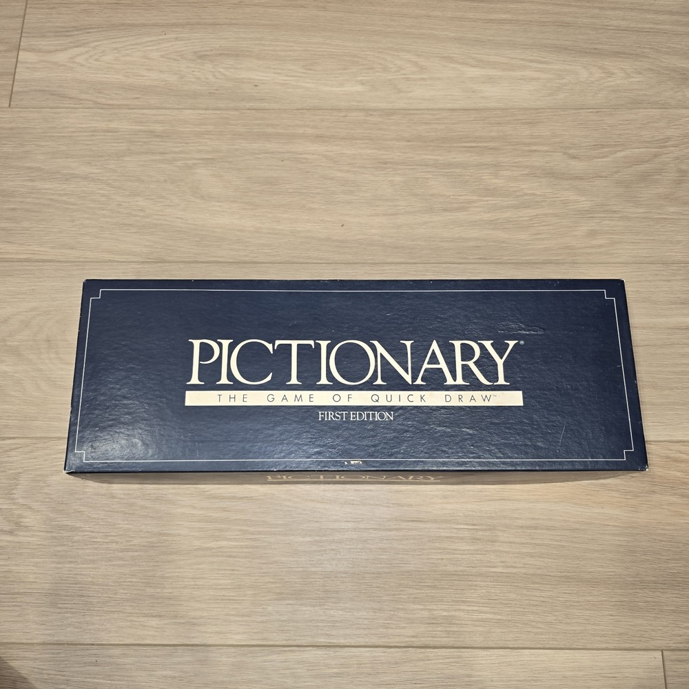 VINTAGE Pictionary Game First Edition COMPLETE 1985 Classic Drawing Game
